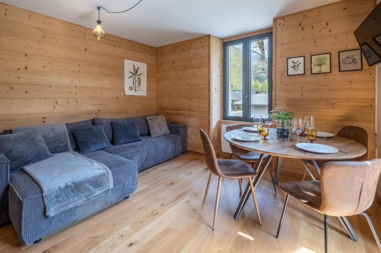Newly Renovated Apartment With Mont Blanc View Chamonix Eksteriør bilde