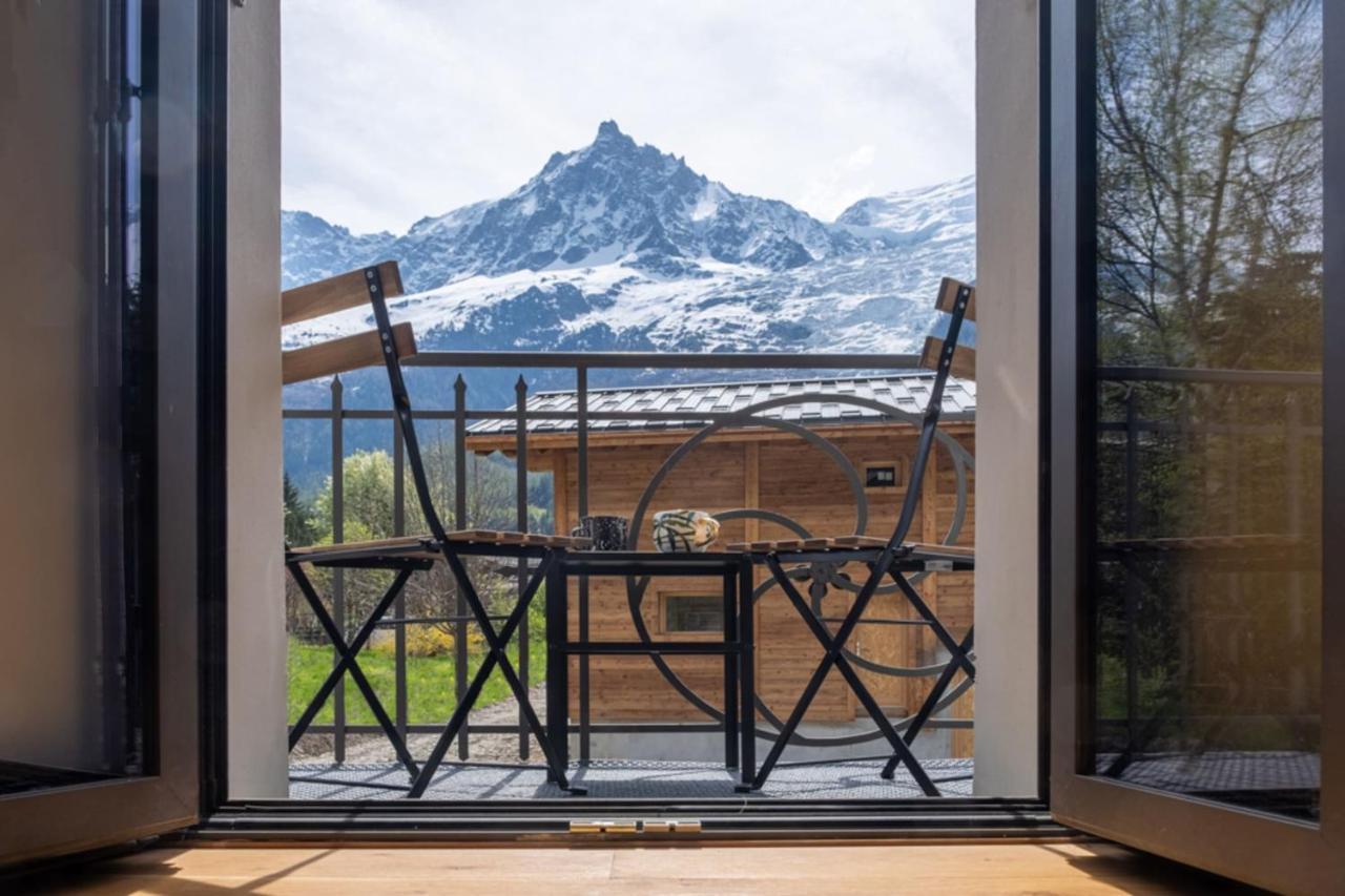 Newly Renovated Apartment With Mont Blanc View Chamonix Eksteriør bilde